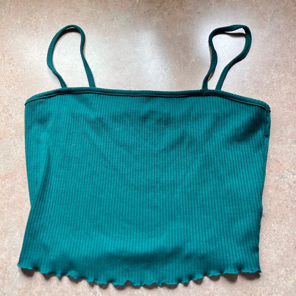 ribbed cropped tank - Picture 1 of 7